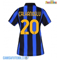 Camisa de time de futebol Inter Milan Hakan Calhanoglu #20 Replicas 1º Equipamento Feminina 2026-27 Manga Curta